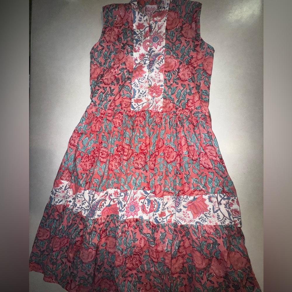 Mod’s Mahal Maxi Dress Small S Pink Floral Boho